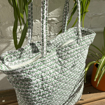 Lula Quilted Tote Bag