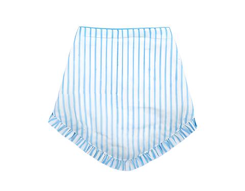 Frilly Blue Bib