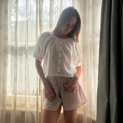 Nancy Cotton Pyjama Top