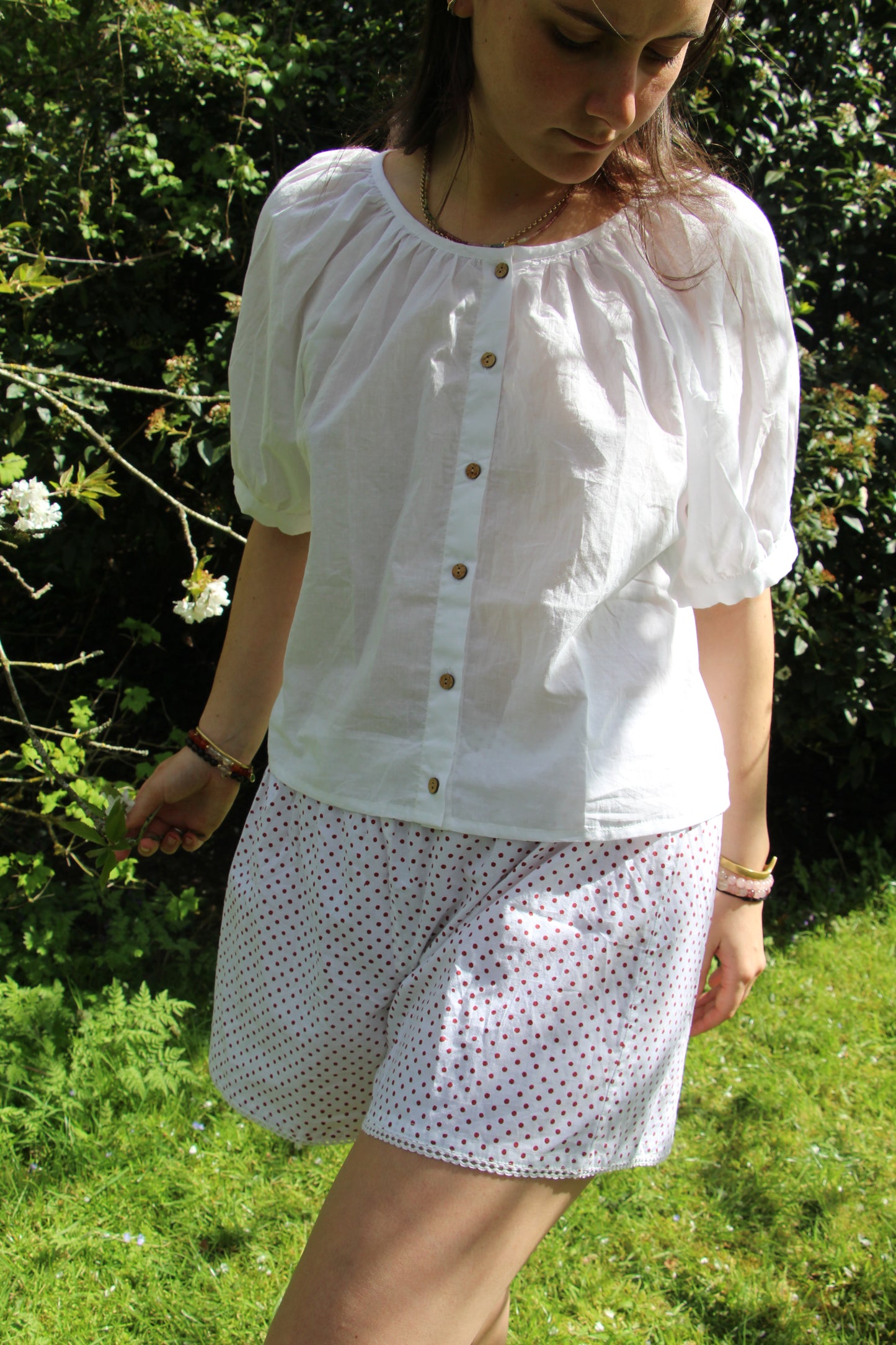 Red Polka Dot Pyjama Shorts