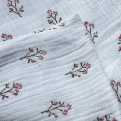 Marnie Brown & Pink Organic Swaddle
