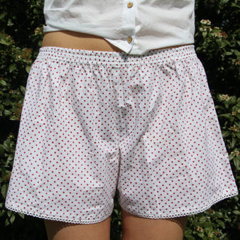 Red Polka Dot Pyjama Shorts
