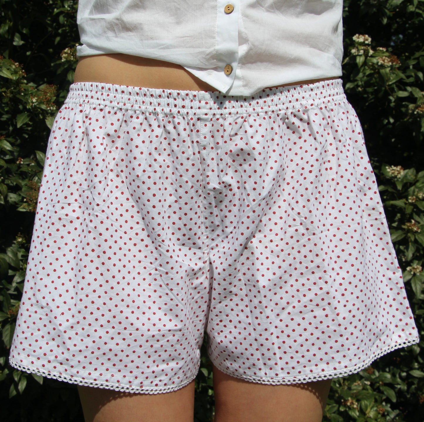Red Polka Dot Pyjama Shorts