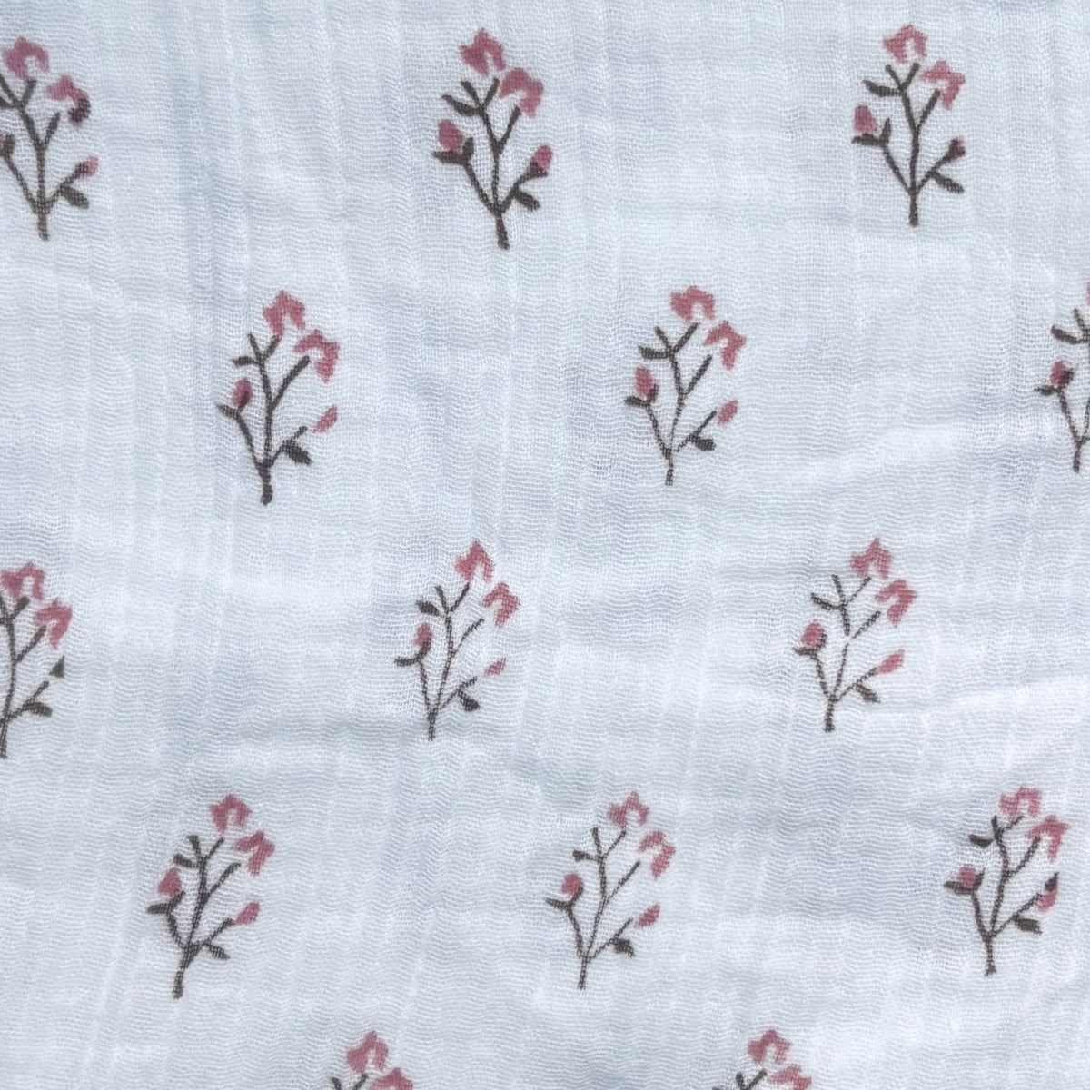 Marnie Brown & Pink Organic Swaddle
