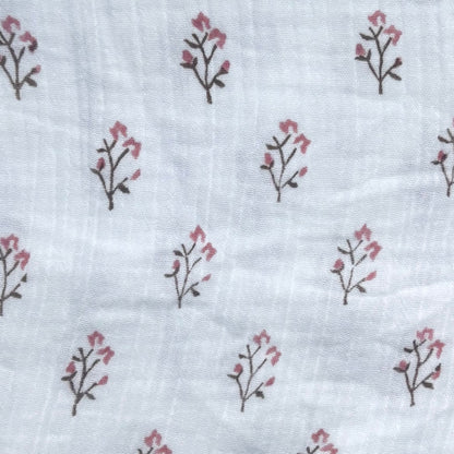 Marnie Brown & Pink Organic Swaddle
