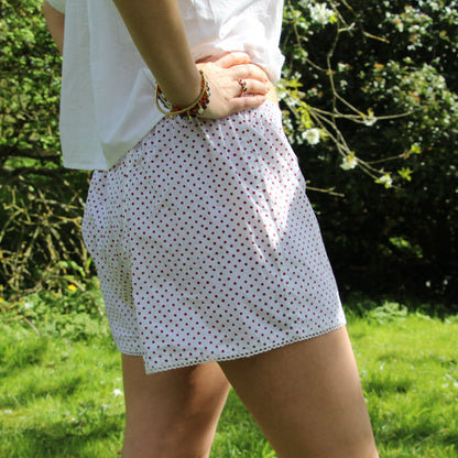Red Polka Dot Pyjama Shorts