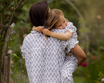 Tallis Blue Muslin Pyjamas