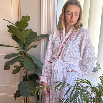 Paisley Muslin Dressing Gown