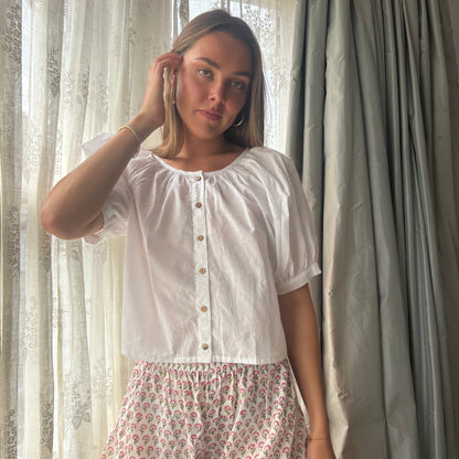 Nancy Cotton Pyjama Top