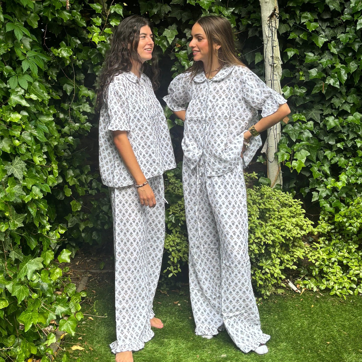 Tallis Blue Muslin Pyjamas