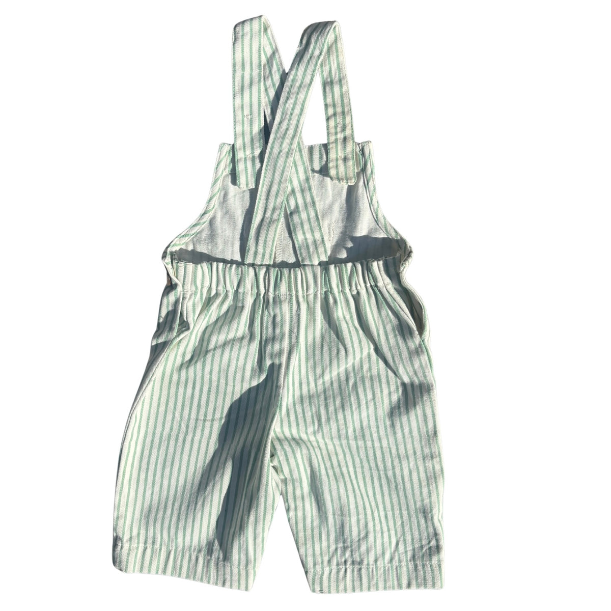 Green Stripe Dungarees