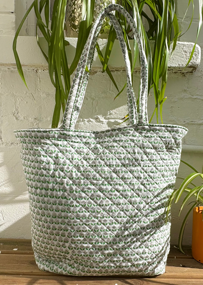 Lula Quilted Tote Bag