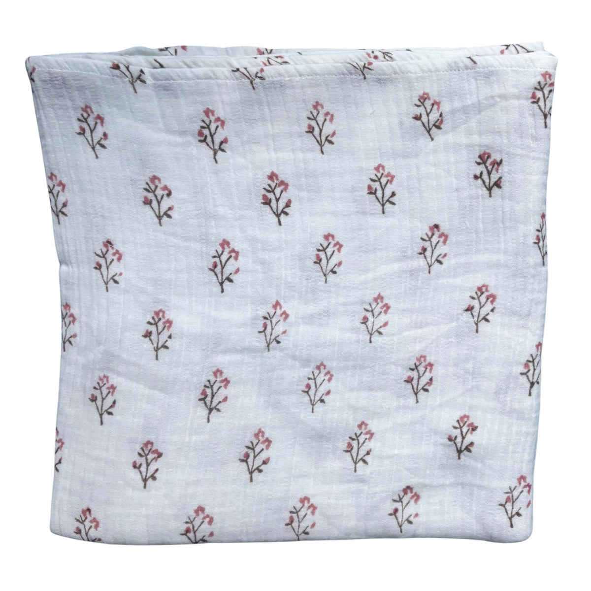 Marnie Brown & Pink Organic Swaddle