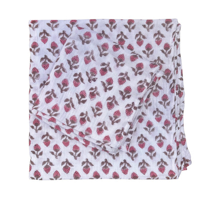 WooWoo Milly Pink - Organic Muslin Swaddle