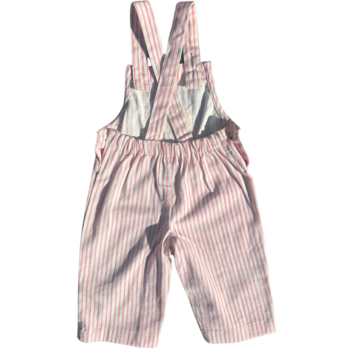 Pink Stripe Dungarees