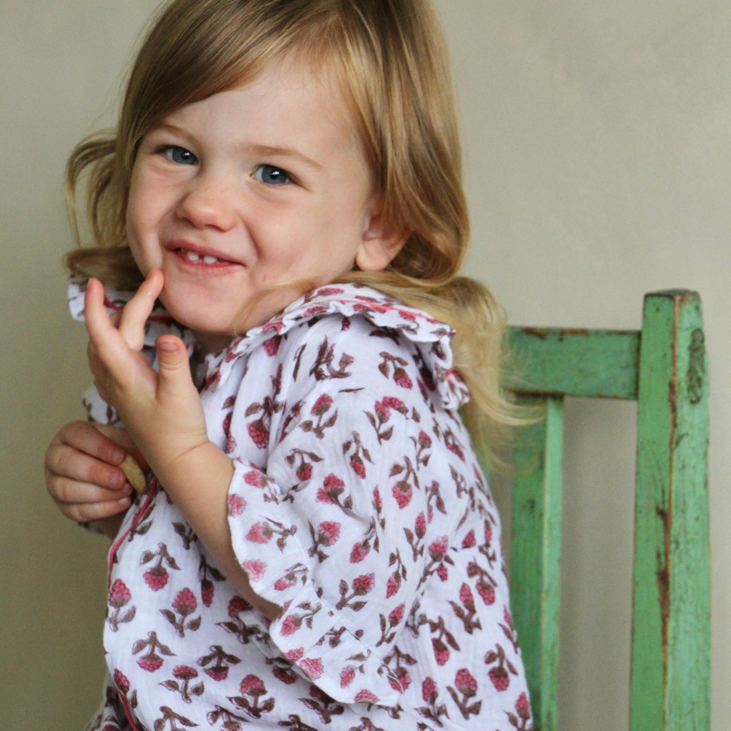Milly Pink Organic Muslin Kids Pyjamas
