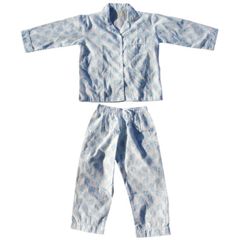 Sky Blue Leaf Pyjamas