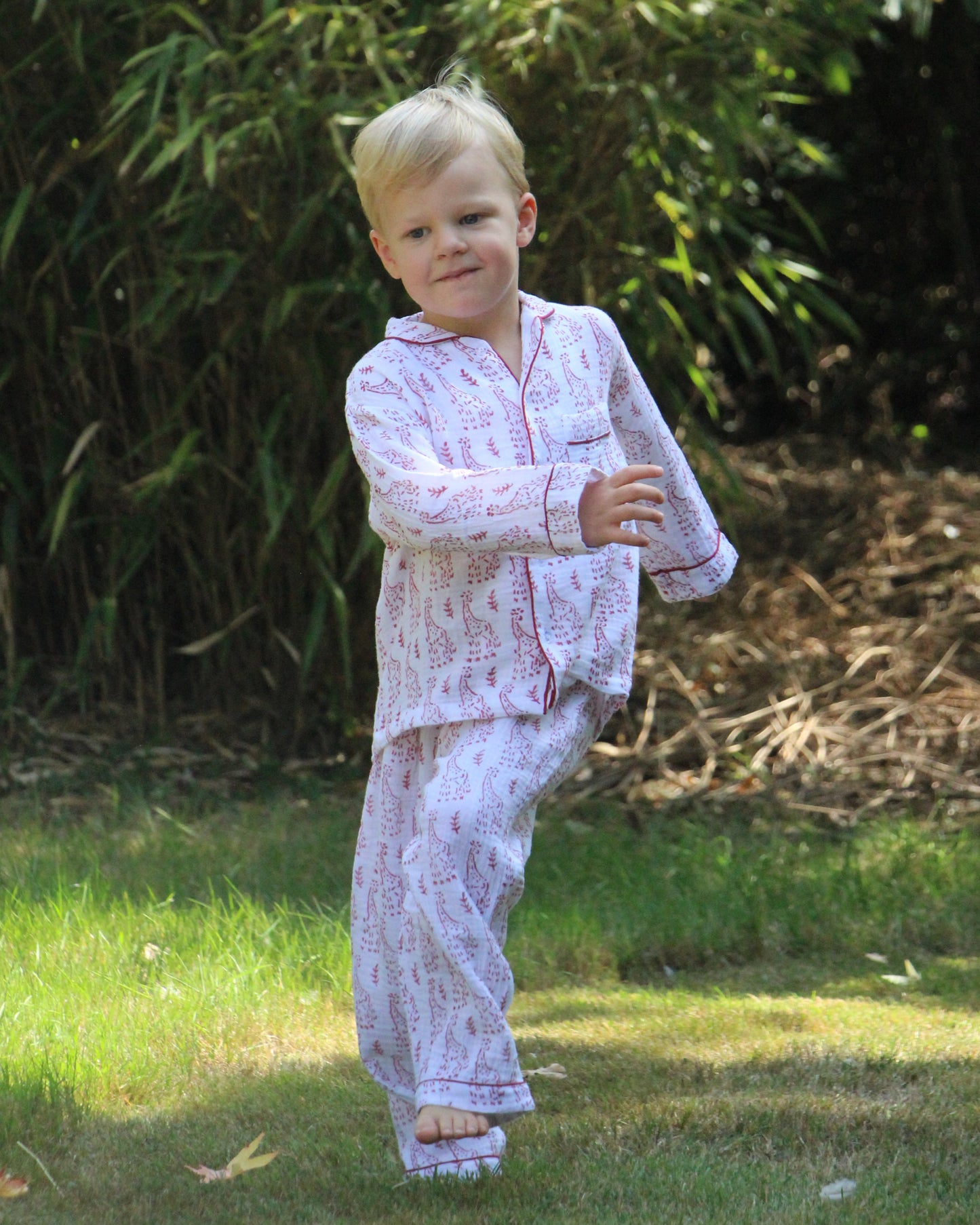 Giraffe Organic Muslin Pyjamas