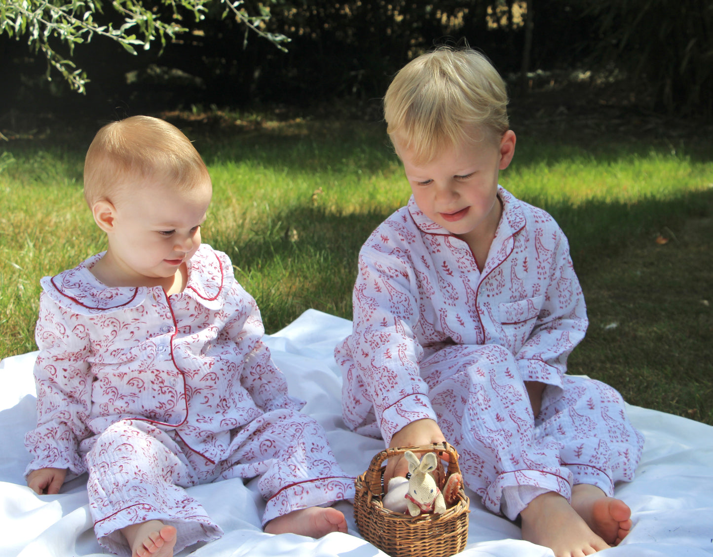 Giraffe Organic Muslin Pyjamas