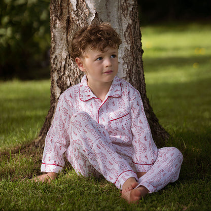 Red Giraffe Organic Muslin Pyjamas