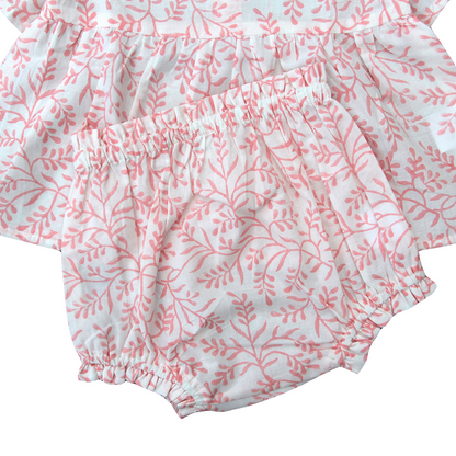 Flora Short Blouse & Bloomer Set